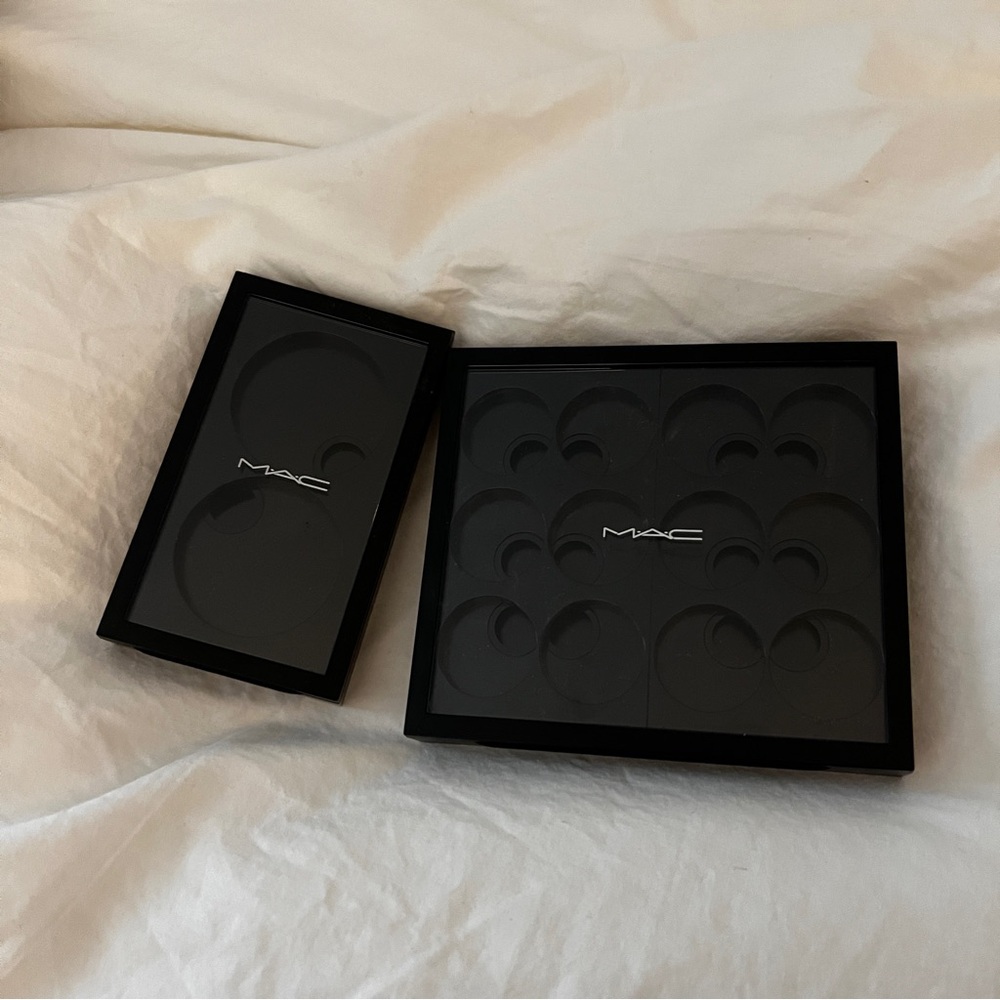 Empty MAC Cosmetics Pro Custom Palettes with inserts